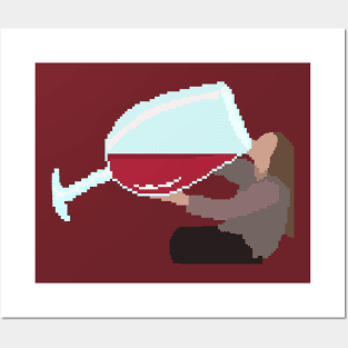 WINE WOMAN Posters and Art